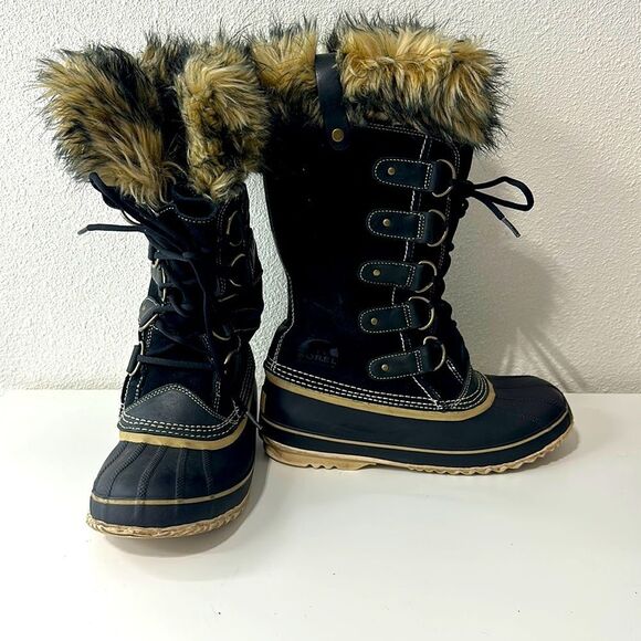 Sorel Shoes - Sorel Joan of Artic Suede Winter Snow Boots Sz 9